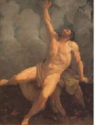 Guido Reni Hercules on the Pyre (mk05) oil on canvas